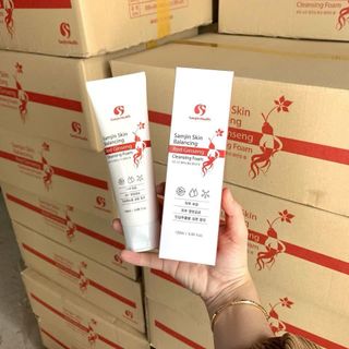 Sữa rửa mặt truyền trắng hồng sâm Samjin HQ 120ml