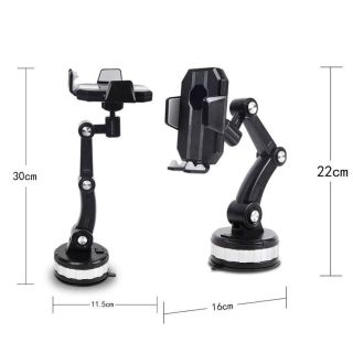 Giá Đỡ Điện Thoại Trên Ô Tô,Kẹp Hít Kính Chân Không Siêu Dính Xoay 360 Độ Cao Cấp Đa Năng