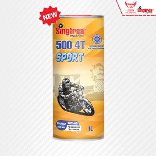 Nhớt xe máy Singtrea 500 Sport 4T 10W40 Lon 1L