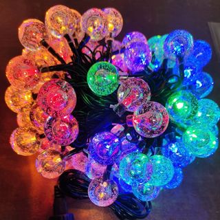 Dây đèn LED BI BỌT Trang trí 10m - 32 bóng Đủ màu RGB và màu Vàng
