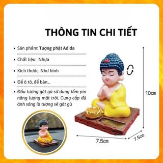Chú Tiểu Gõ Mõ Tụng Kinh Có Nhạc Dùng Pin Sạc Trang Trí Ban Thờ Phật Để Bàn Làm Việc, Chú Tiểu Có Nhạc 6 Bài Kinh