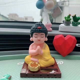 Chú Tiểu Gõ Mõ Tụng Kinh Có Nhạc Dùng Pin Sạc Trang Trí Ban Thờ Phật Để Bàn Làm Việc, Chú Tiểu Có Nhạc 6 Bài Kinh