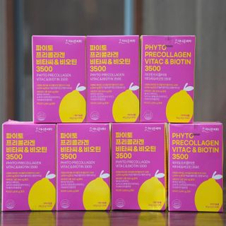 [Hàn Quốc] Bột Phyto Precollagen VitaC & Biotin 3500 - Da Sáng, Móng khỏe, Chống Gãy Rụng Tóc 30 Gói