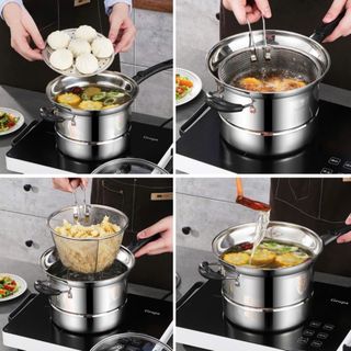 Nồi chiên hấp đa năng