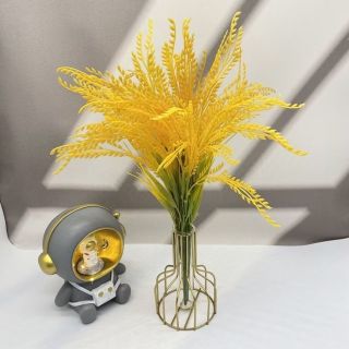 Bông lúa vàng 7 nhánh, cao 45cm, hàng chuẩn, siêu đẹp