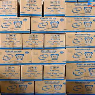 [ Bao Giá Toàn Quốc ] Xưởng Sản Xuất - Sỉ Khăn Giấy Ướt Baby Wipes - 600Gr - 650Gr