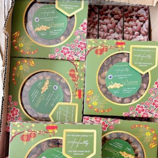 Hạt điều nguyên hạt thượng hạng hộp giấy (350G)