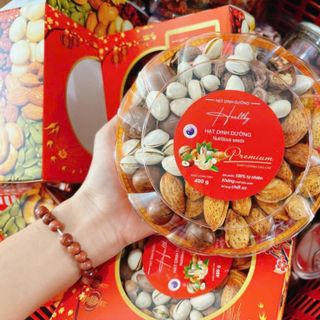 Hạt dinh dưỡng mix 4 vị hộp giấy sang trọng (400G)