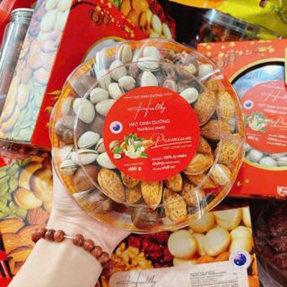 Hạt dinh dưỡng mix 4 vị hộp giấy sang trọng (400G)