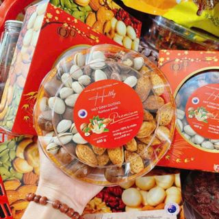 Hạt dinh dưỡng mix 4 vị hộp giấy sang trọng (400G)