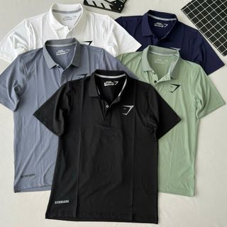 Cổ trụ nam gymshark thun lạnh lô mới Phom chất chuẩn đẹp Size m.l.xl.xxl Ri 2222 Tách nửa ri được