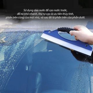 Cây Gạt Nước Lau Kính Bằng Cao Su Siêu Dẻo Silicon Chuyên Dụng Rửa Kính Đa Năng