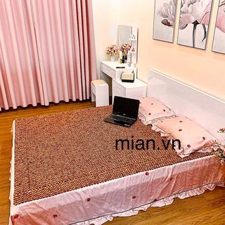 Chiếu Hạt Gỗ Hương Mộc Cao Cấp Hạt 1.2cm ( video , hình thật )