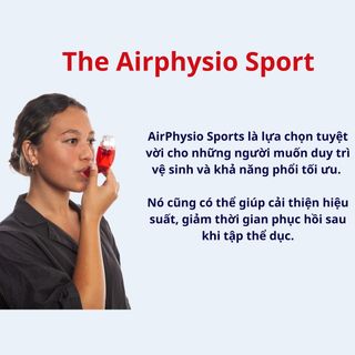 Thiết Bị Hỗ Trợ Hô Hấp Cho Người Tập Thể Thao AirPhysio Sports ,Giúp Hơi Thở Tự Nhiên Tốt Hơn