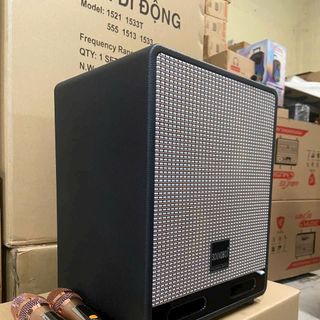 LOA KÉO SOUNDBOX SB-266D 300W 2 BASS GỖ BỌC DA CAO CẤP KÈM 2 MICRO KHÔNG DÂY HÁT KARAOKE [BH 1 NĂM]