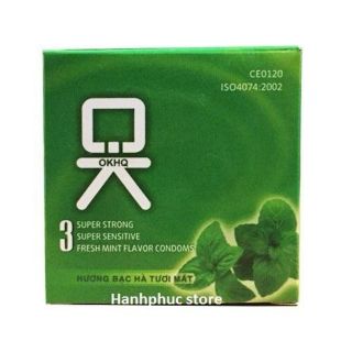 Bao cao su OK HQ bạc hà mát lạnh