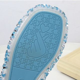 Giày Công Chúa Bé Gái Cao Gót Đính Pha Lê Mềm Dẻo Mẫu Mới Từ 3 - 10 tuổi (GE05)