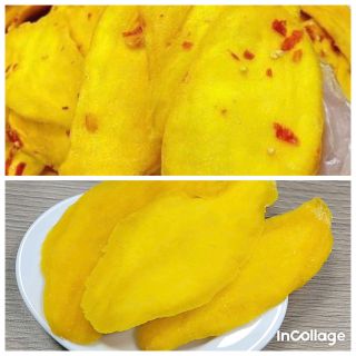 Xoài Sấy Dẻo Nguyên Miếng 500g, Đặc Biệt Vị Chua Cay, Mềm Dẻo, Không Xơ (Nguyên vị hoặc Muối ớt)