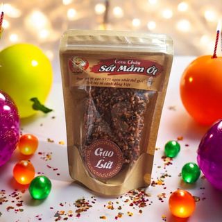Cơm cháy gạo lứt sốt mắm ớt 80gr