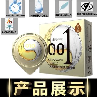 Bao cao su olo lửa băng siêu mỏng - hộp 3c