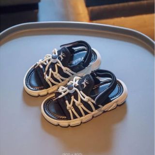 Giày Sandal Bé Gái Quai Ngang Canvas Siêu Nhẹ Dây Rút Mẫu Mới Cho Bé Từ 3 - 10T (XG013)