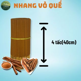 Nhang - Hương Vỏ Quế nguyên chất hữu cơ - hoàn toàn làm từ tự nhiên.