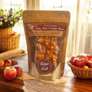 Cơm cháy gạo lứt phô mai trứng muối 80gr