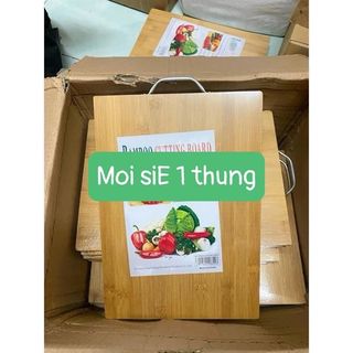 Thớt Gỗ Nhỏ ( tay cầm inox )