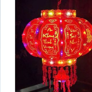 LỒNG ĐÈN LED 3D XOAY 360 #70 - 46CM