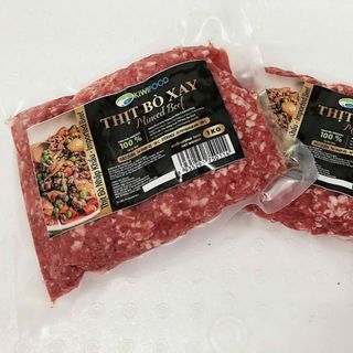 Thịt bò xay KiwiFood 1kg/gói