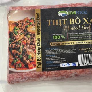 Thịt bò xay KiwiFood 1kg/gói