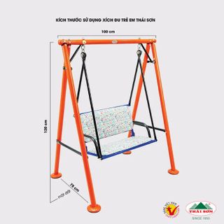 Xích Đu Trẻ Em lắp ráp Thái Sơn (chất liệu sắt sơn tĩnh điện)- Hàng Chính Hãng