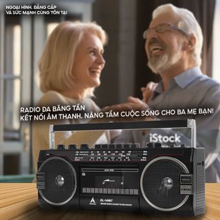 Đài Radio Cassette Nhật Bản ANTRA EL-149 BT Bắt Sóng Khỏe, Nghe Nhạc Thẻ Nhớ/USB, Kết Nối Bluetooth Gía Bán SỈ - Gía Bán Buôn
