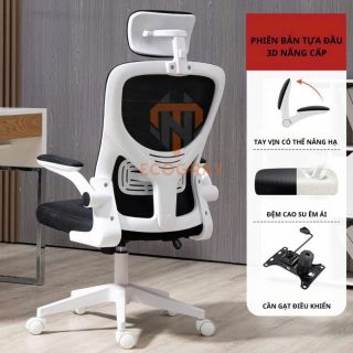 Ghế xoay văn phòng thiết kế công thái học ngả 35 độ, điềuc hỉnh đa điểm bảo vệ cột sống Thương hiệu ECOGRAY - CTH S03D