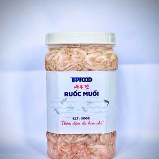 Ruốc muối (Salted baby shrimp) - nguyên liệu chế biến Kim chi và các loại sốt, hàng chuẩn xuất khẩu, có thể ăn sống như mắm tép Việt Na,