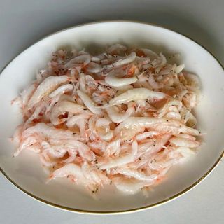 Ruốc muối (Salted baby shrimp) - nguyên liệu chế biến Kim chi và các loại sốt, hàng chuẩn xuất khẩu, có thể ăn sống như mắm tép Việt Na,