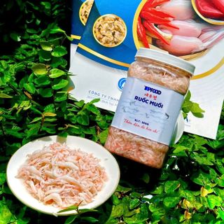 Ruốc muối (Salted baby shrimp) - nguyên liệu chế biến Kim chi và các loại sốt, hàng chuẩn xuất khẩu, có thể ăn sống như mắm tép Việt Na,