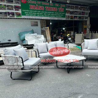 Sofa nhựa giả mây ngoài trời sofa thư giãn sofa nhựa giả mây tròn
