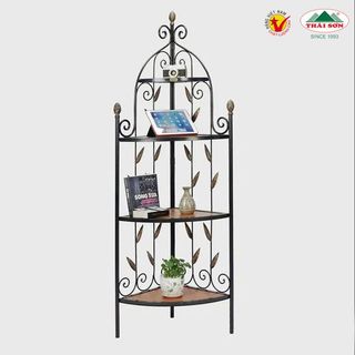 Kệ góc Tulip sắt mỹ thuật THÁI SƠN (lắp ráp) - Hàng Chính Hãng