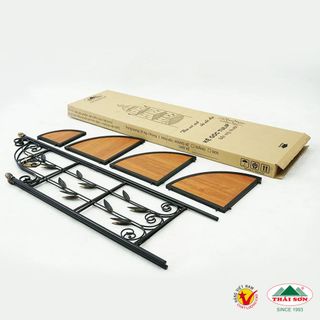 Kệ góc Tulip sắt mỹ thuật THÁI SƠN (lắp ráp) - Hàng Chính Hãng