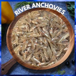 CÁ CƠM SÔNG ĐÔNG LẠNH, 100% Netweight, 2-5CM/CON, đóng gói 1 thùng 24 gói x 250gr/ gói (6kg) - hút chân không, có rider, bán nội địa hoặc xuất khẩu