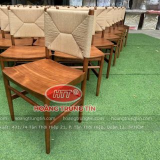 Ghế gổ ash đan dây giấy se ghế gổ cafe nhà hàng cao cấp