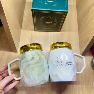 LY SỨ NẮP GƯƠNG QUÀ TẶNG HỌA TIẾT SANG TRỌNG