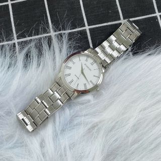 Đồng hồ nam cao cấp ROSSINI 5577W01A - dây thép không gỉ màu bạc - mặt tròn màu trắng size 41mm