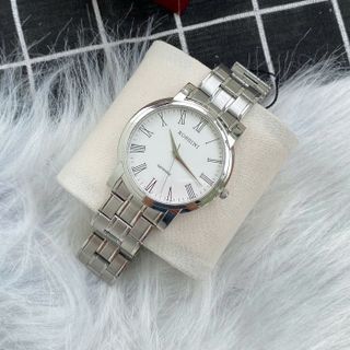 Đồng hồ nam cao cấp ROSSINI 5577W01A - dây thép không gỉ màu bạc - mặt tròn màu trắng size 41mm
