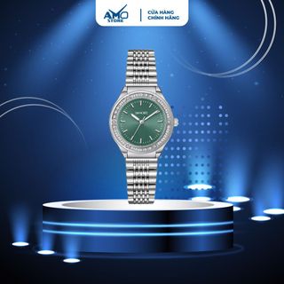 Đồng Hồ Đeo Tay Nữ San Moritz SM-IB6638-G Mặt Đính Đá Thời Trang