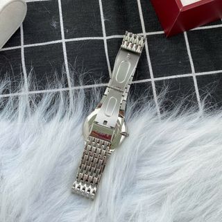 Đồng hồ nam cao cấp ROSSINI 5395W01E - dây thép không gỉ màu bạc - mặt tròn màu trắng size 35.5mm siêu mỏng chỉ 5.5mm