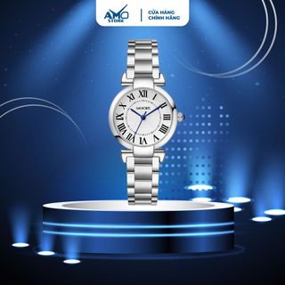 Đồng Hồ Đeo Tay Nữ San Moritz SM6819L Mặt Tròn Kính Cường Lực