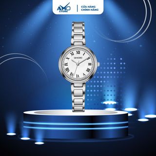 Đồng Hồ Đeo Tay Nữ San Moritz SM-6806L Mặt Tròn Kính Cường Lực