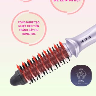 Lược tạo kiểu tóc, làm phồng chân tóc, máy uốn tóc cao cấp đa năng lược điện duỗi tóc và uốn tóc